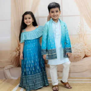 Children's Traditional Blue Outfit Set