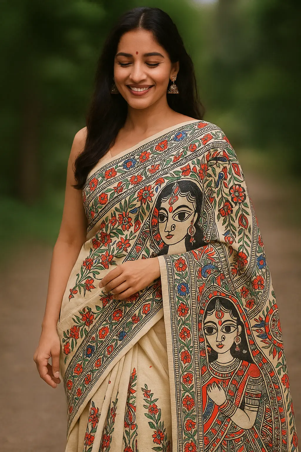 Elegant Turquoise Saree