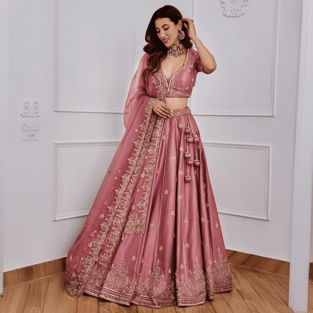 Elegant Lehenga with Embroidery