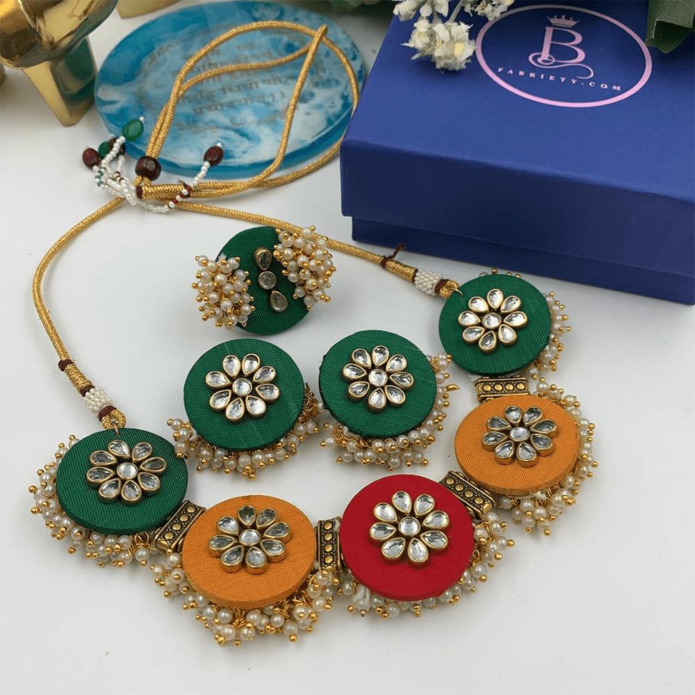 Elegant Multicolor Necklace Set